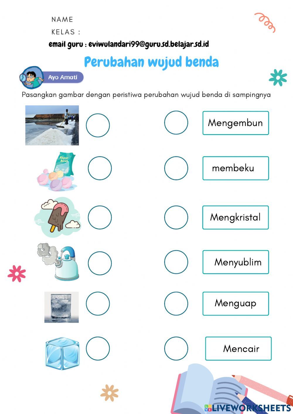 5 Contoh Soal Bahasa Indonesia Kelas 3 tentang Perubahan Wujud yang Sering Muncul di Ujian 2026