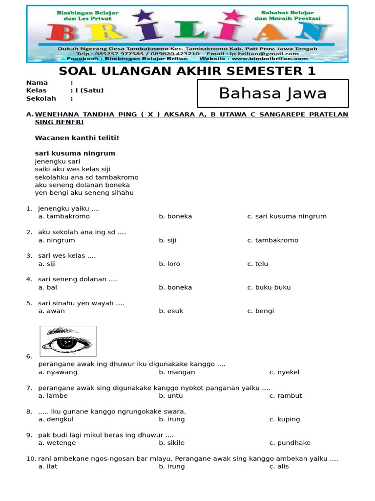 5 Fakta Mengejutkan Bank Soal UKK Kelas 1 SD Semester 2 yang Wajib Guru Tahu
